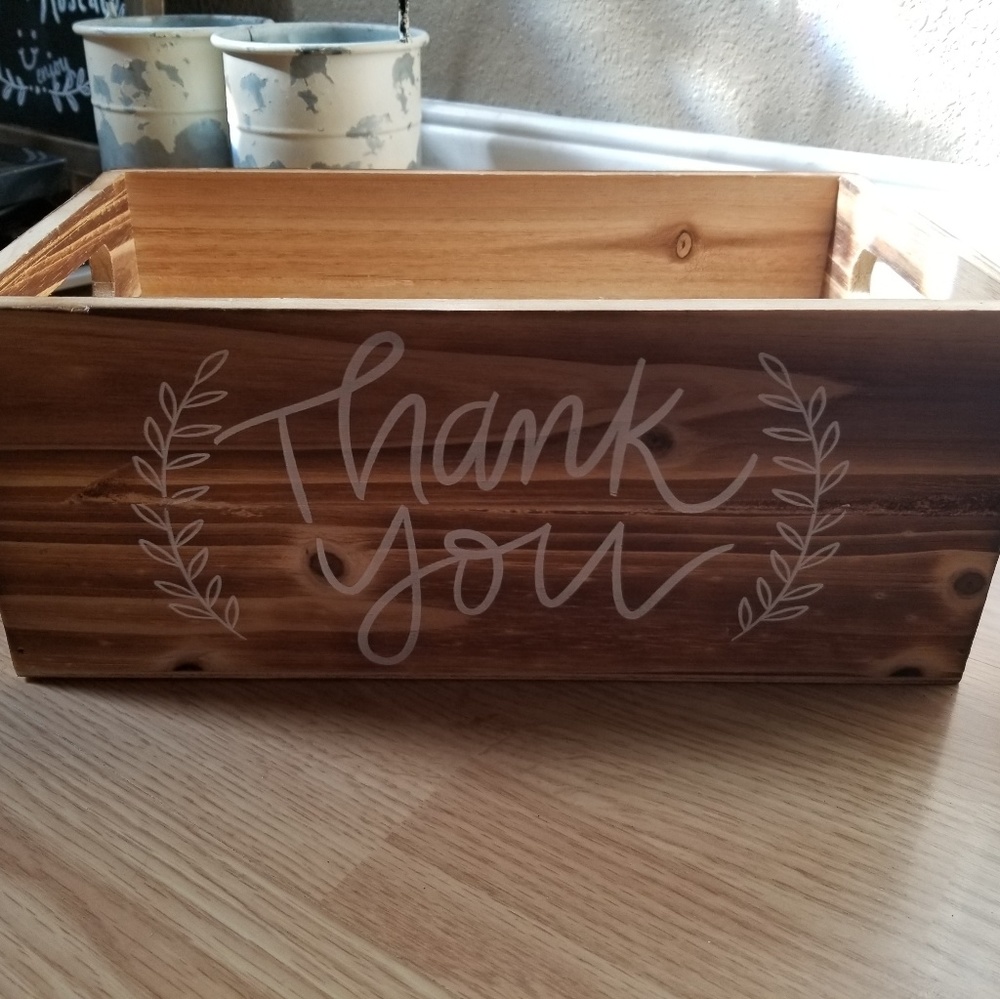 Thank you Card box